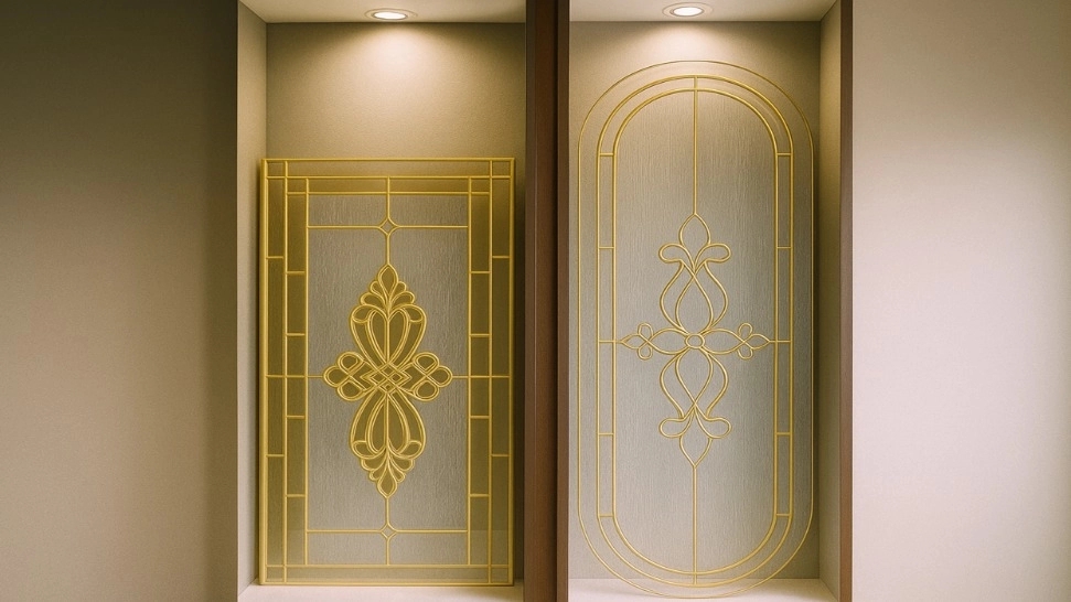 Design and Crystal on Glass in Mashhad