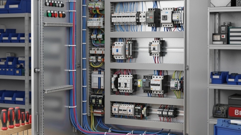 Construction of Custom Industrial Electric Panel in Tehran with Jahan Sabalan Georgian Company Services