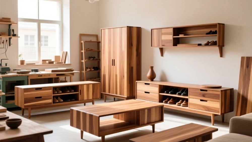 Wooden Industries Dad Creed, Production of Sale of Wooden Home and Jackets in Tehran