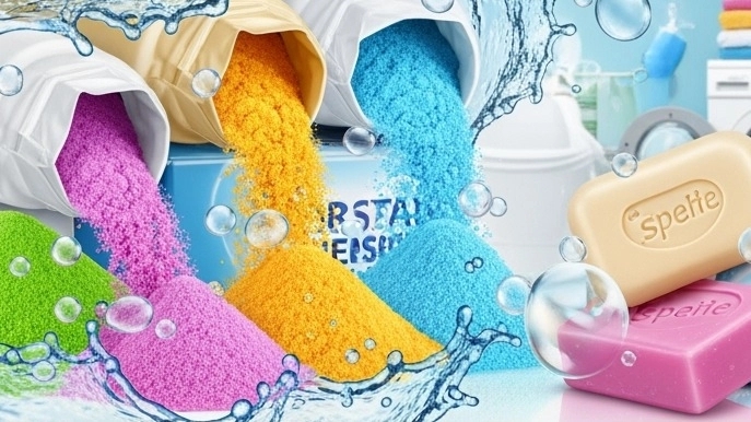 December trading, manufacturing and distributing all kinds of laundry powder soap in Tehran