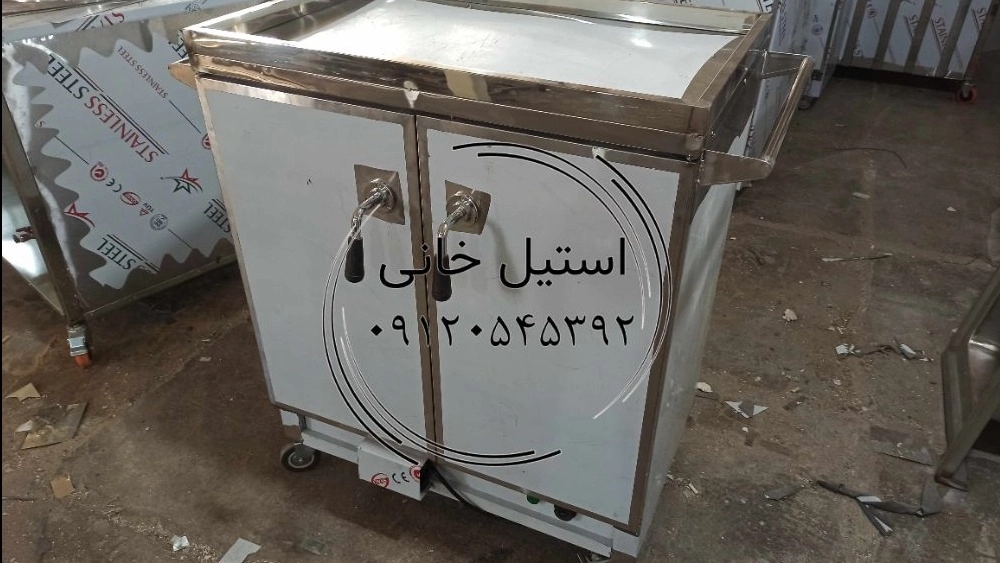 Stainless steel trolley: The best way to maintain temperature and quality of food!