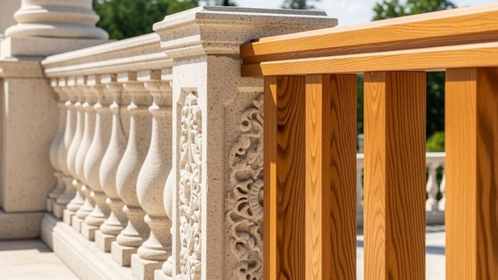 Sale of stone fences and wooden fences in Kavus dome