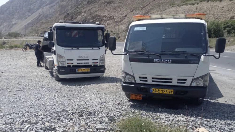 Carrying of random vehicle and broken road Haraz Ghaem