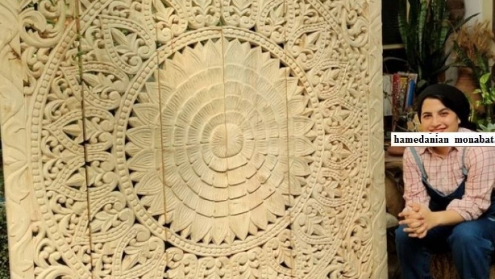 Hamedanian inlay workshop, sale and production of wooden walls in Babolsar Mazandaran