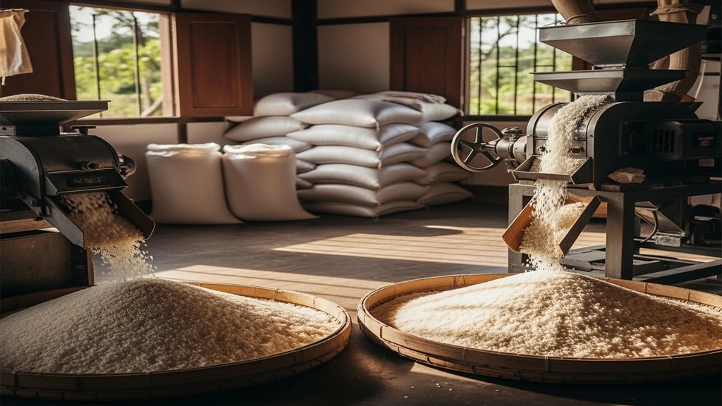 Rice in Isfahan with modern technology