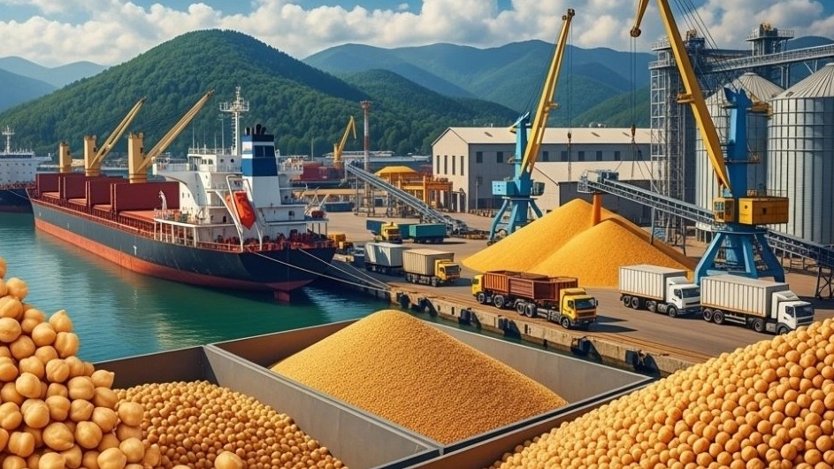 Import of Chickpea from Russia in Talesh Gilan