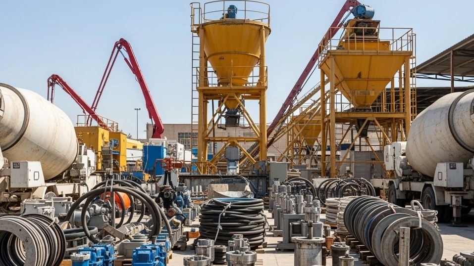 Azizi Manufacturing, Manufacturing and Repair of Concrete Mixer and Pump Parts in Isfahan