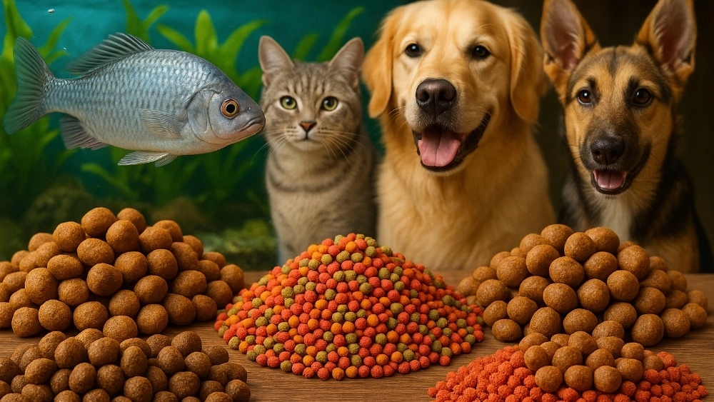 The importance of vitamins and minerals in pet and fish feed