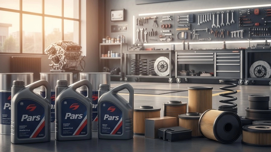 Ezzati Autoservice, agency and distributor of Pars and Behran company oils in Mazandaran