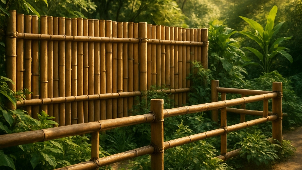 Installation and purchase of bamboo fences and fences from Baba Wood