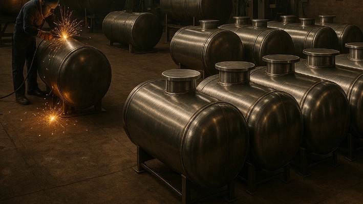 Manufacturer of tanks in Yazd
