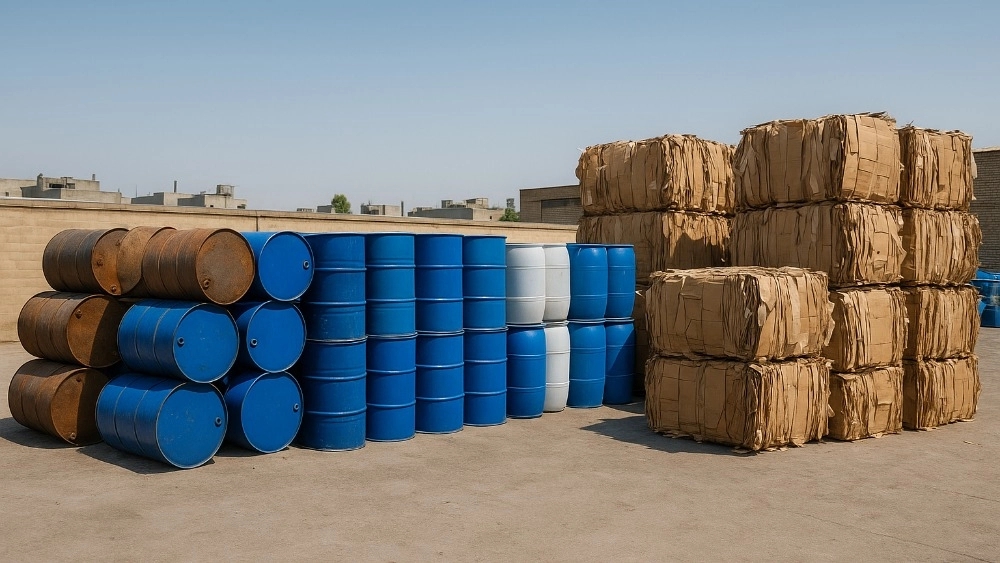 Buyer of metal, plastic and carton barrels in Tehran