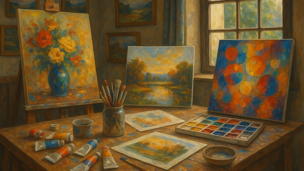 Mana Visual Art Gallery, Painting Training and Ordering Decorative Panel in Garmsar