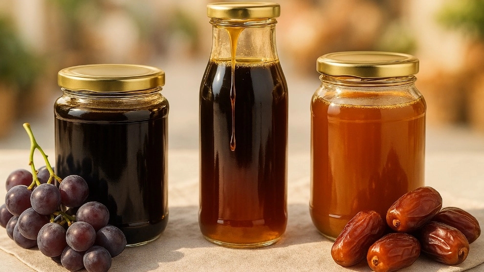 Wholesale sale of grape juice and dates in Isfahan