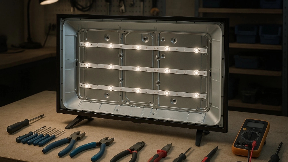 Backlight TV repair in Karaj and its specialized process