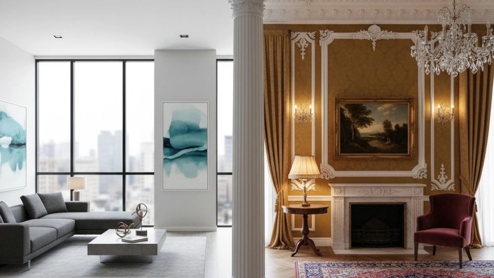 Price of modern and classic building paintings