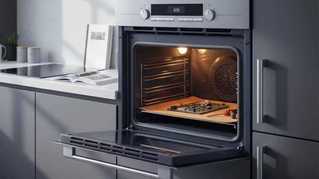 Troubleshooting and repairing specialized oven on -site