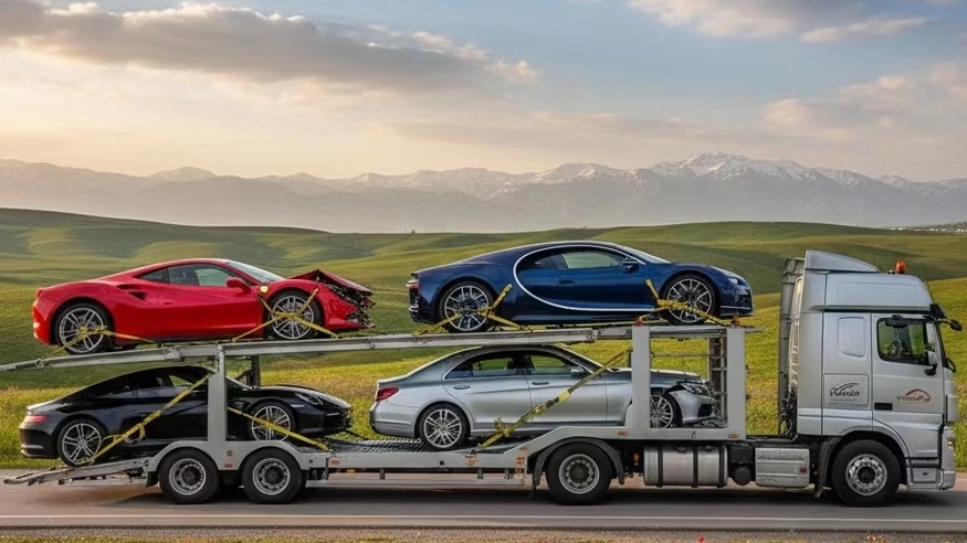 Safe shipping luxury and random cars in Neyshabur