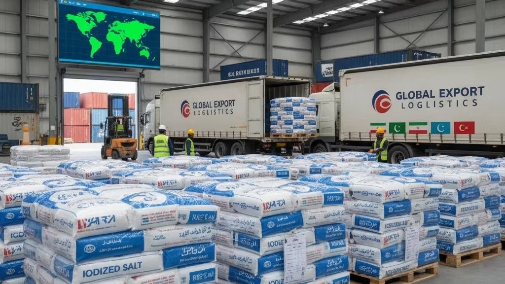 Iodized salt export with Lavan Trading