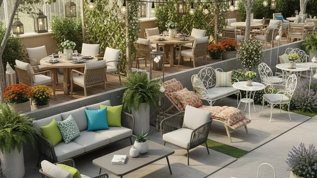 Sale of all kinds of balcony and garden terrace furniture in Karaj