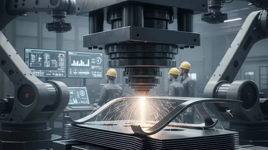 Fast and precise metal sheet shaping in Tehran