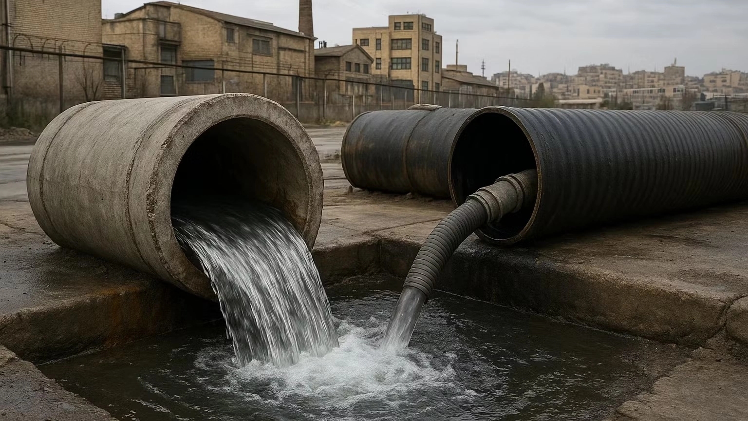 Cement and bitumen pipes in Shahr and Baghershahr