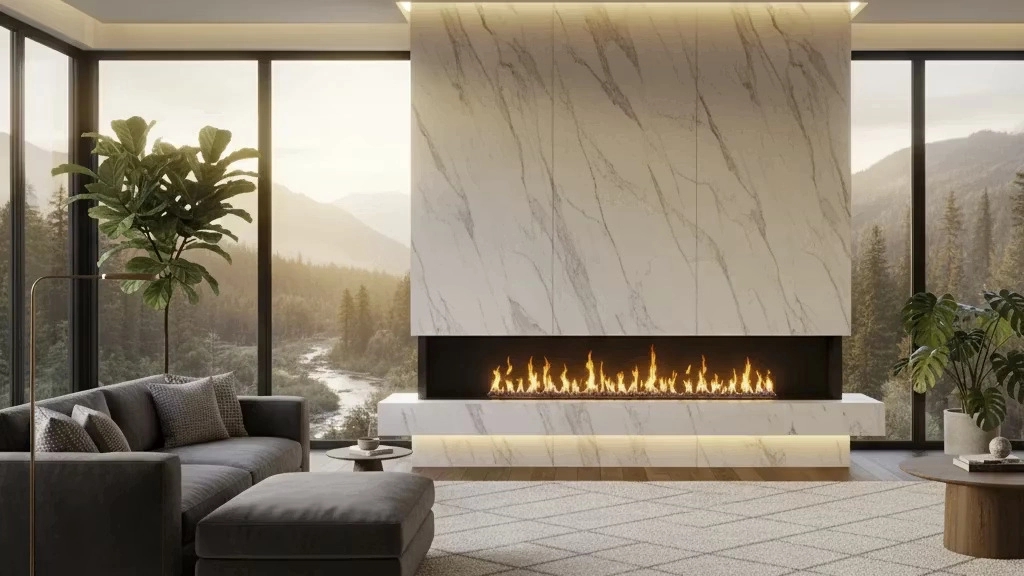 Making fireplace in Guilan province with the most beautiful fireplace design