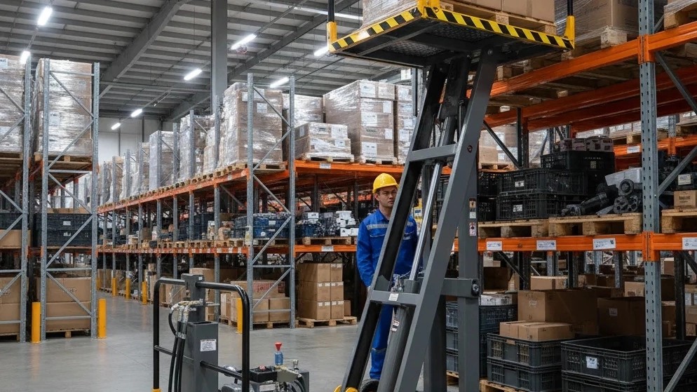 Suitable Hydraulic Lift Suitable for Workshops and Warehouses in Isfahan