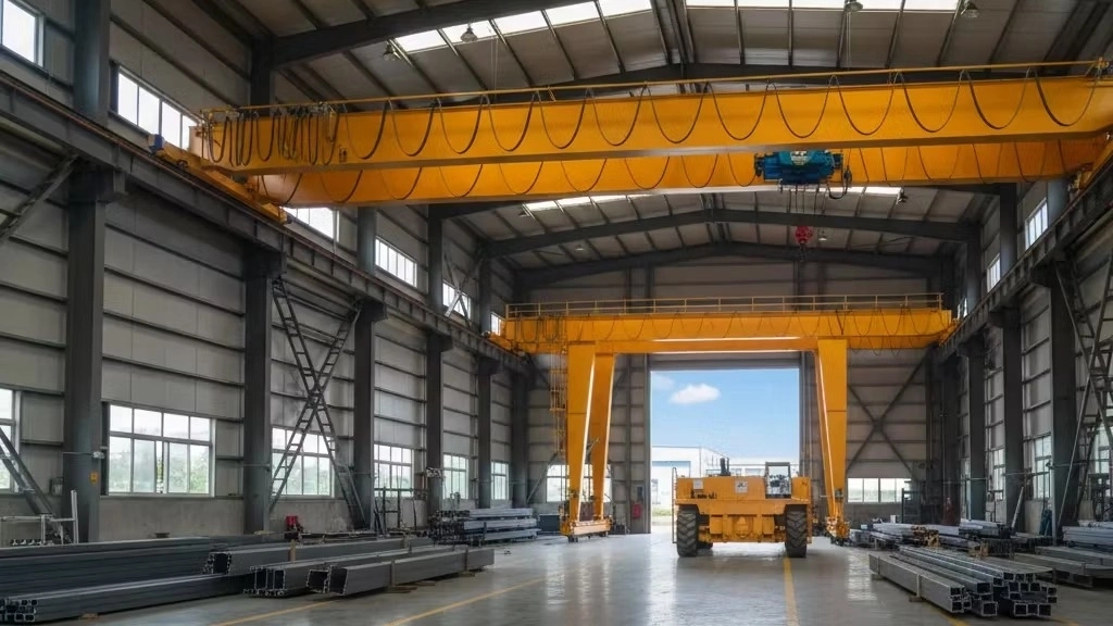 Ayman Samen Company, Ceiling and Gate Industrial crane production in Tehran