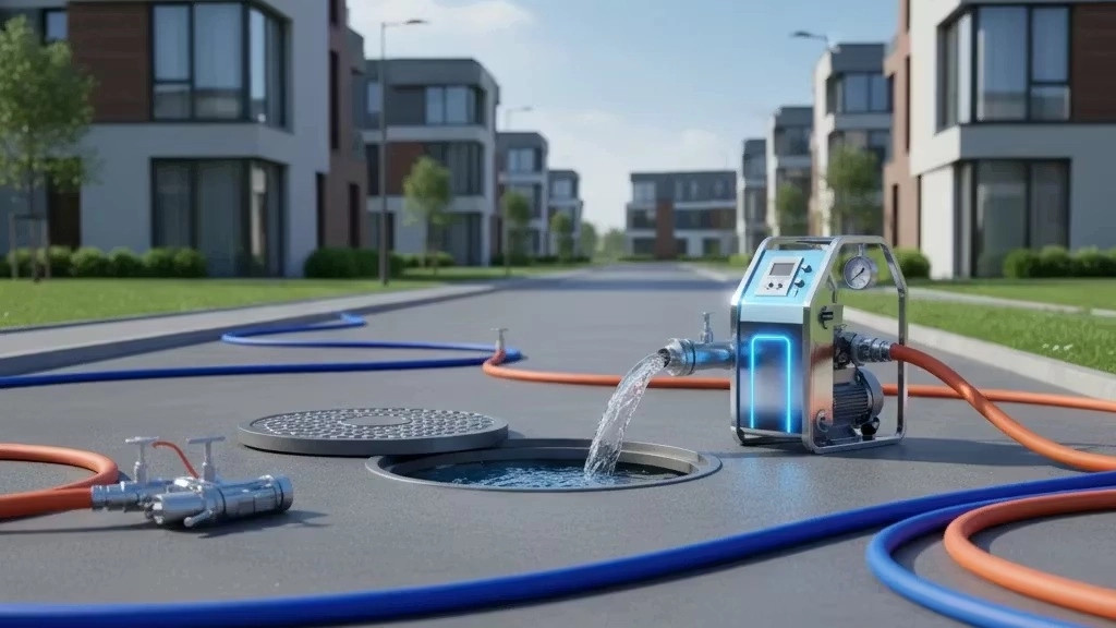 Discharge of wells without destruction