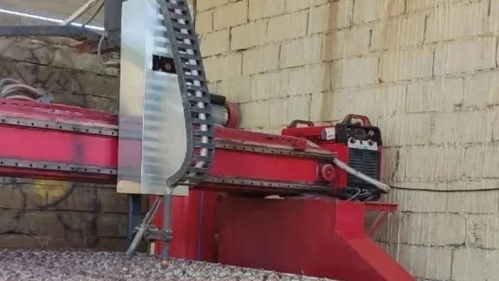 Strange Machine Machine, Manufacture of Guillotine Burke and Laser Welding in Karaj