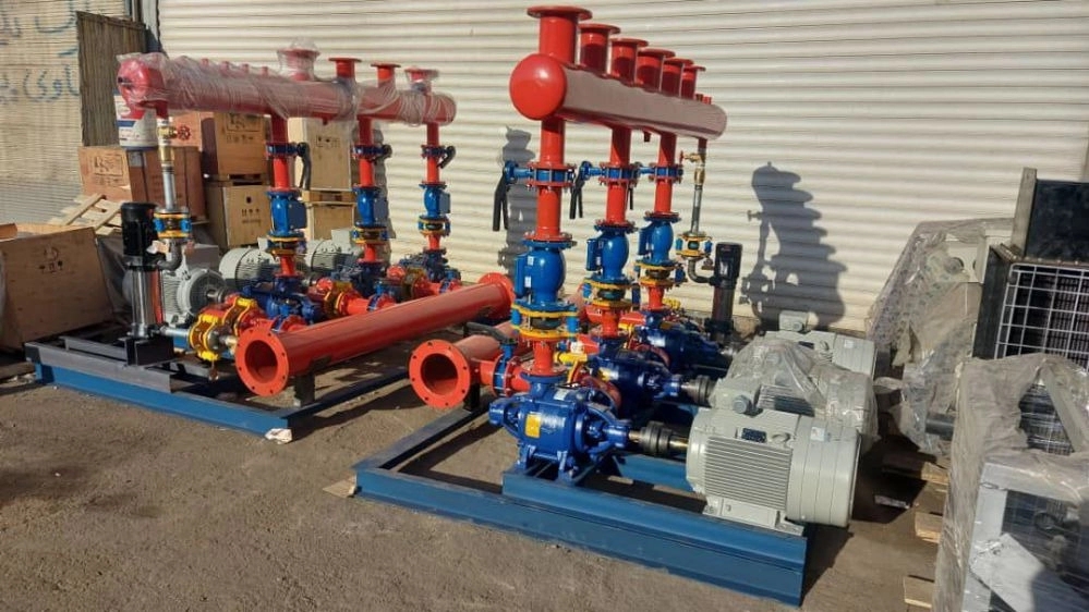 Sale of firefighting pump boosters in Tehran