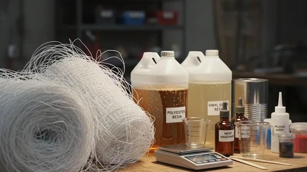 Jahangiri Ink Makers, Sale of Polyester and Venny Esther Resin Fiberglass Raw Materials in Tehran