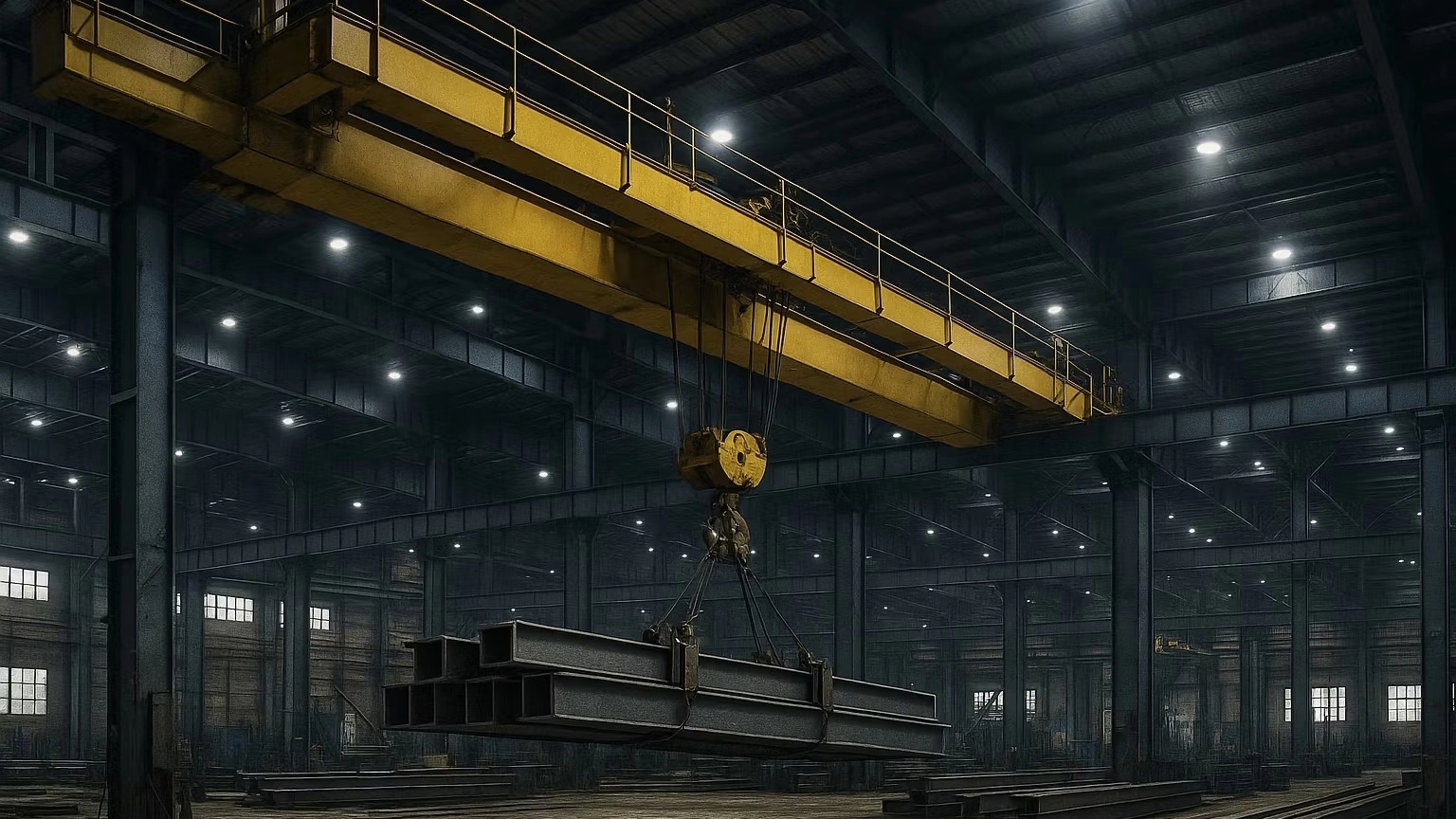 Design, construction and installation of a factory crane in Qazvin