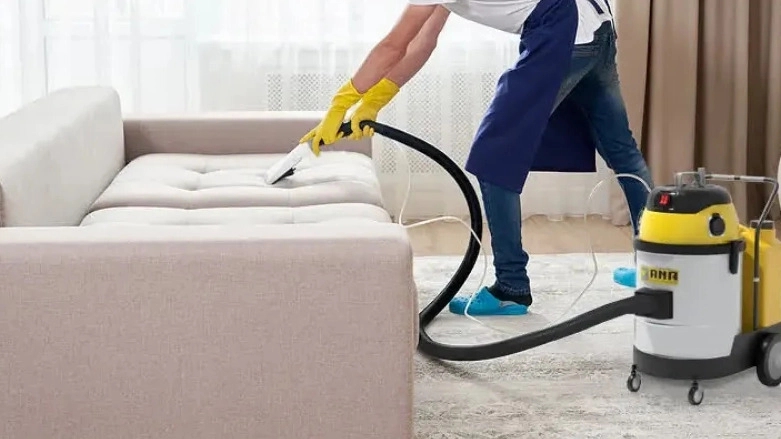 Samen al -Hajj sofa, specialized and professional furniture washing in Kerman