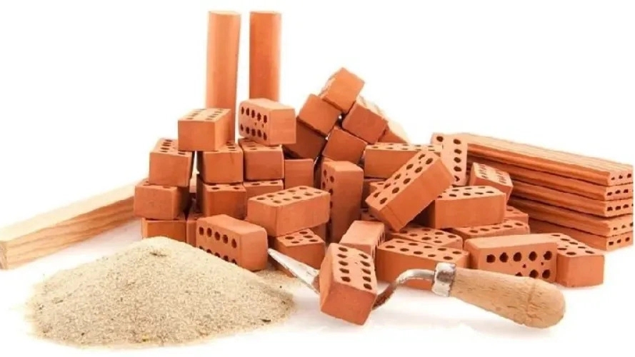 Kamrani building materials, pottery brick and building facade in Mahdasht