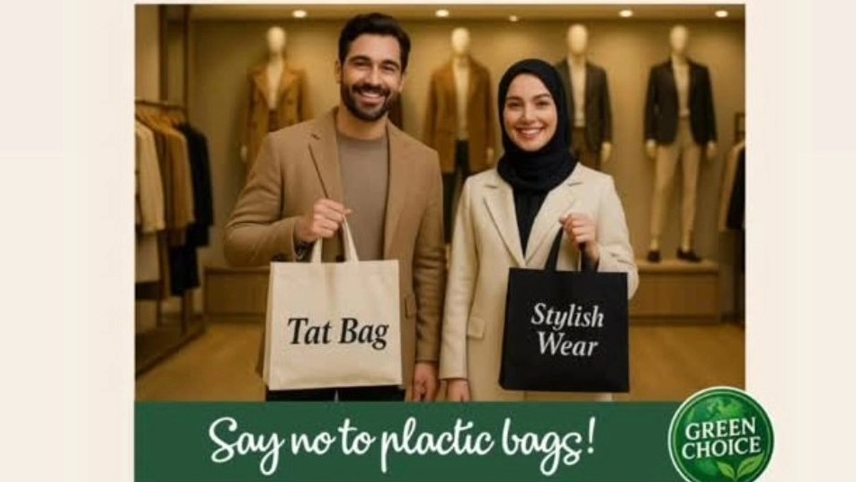 Tat Bag, print and production of fabric handbags with a dedicated logo in Tehran