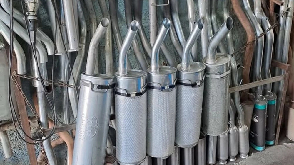 Exhaust, acceleration, sales and installation of chassis exhaust and welding in Karaj