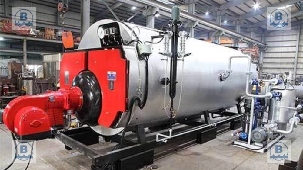 Calculate the capacity of the hot oil boiler