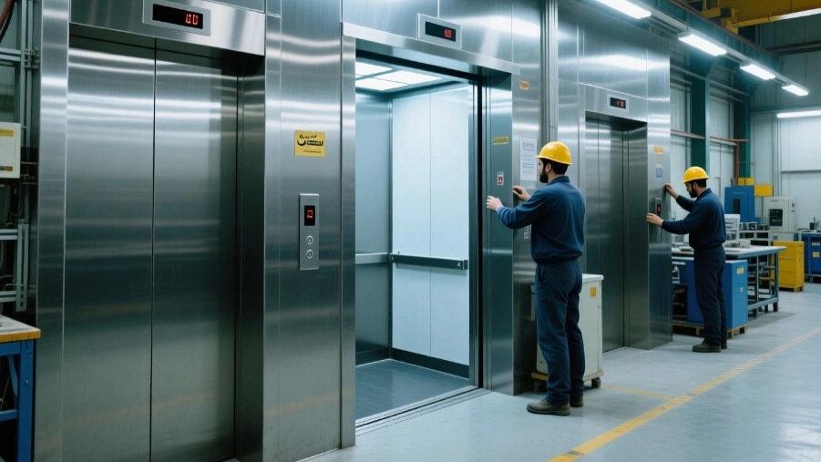 Design and construction of elevator cabin in Karaj