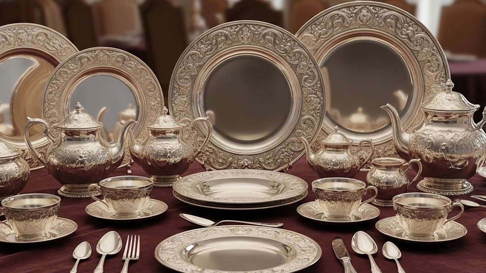 Making all kinds of silverware and fine silverware of Isfahan