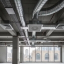 Mirzaei production workshop, construction and installation of galvanized flex pipes and air vents in Tehran