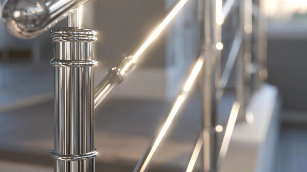 Shahr steel store, sales and installation of all kinds of steel staircase railings in Hamedan