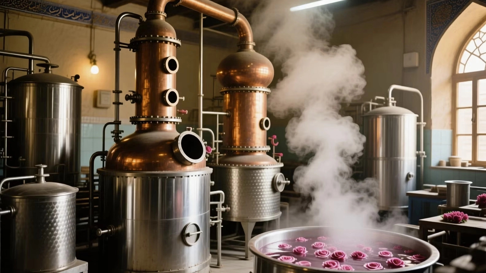 Ardehal Sanat Steel Co., a producer of distillation pot and glass pot in Kashan