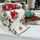 Hosseini sleeping goods, selling Turkish velvet bedspreads, pillowcases and blankets in Kerman