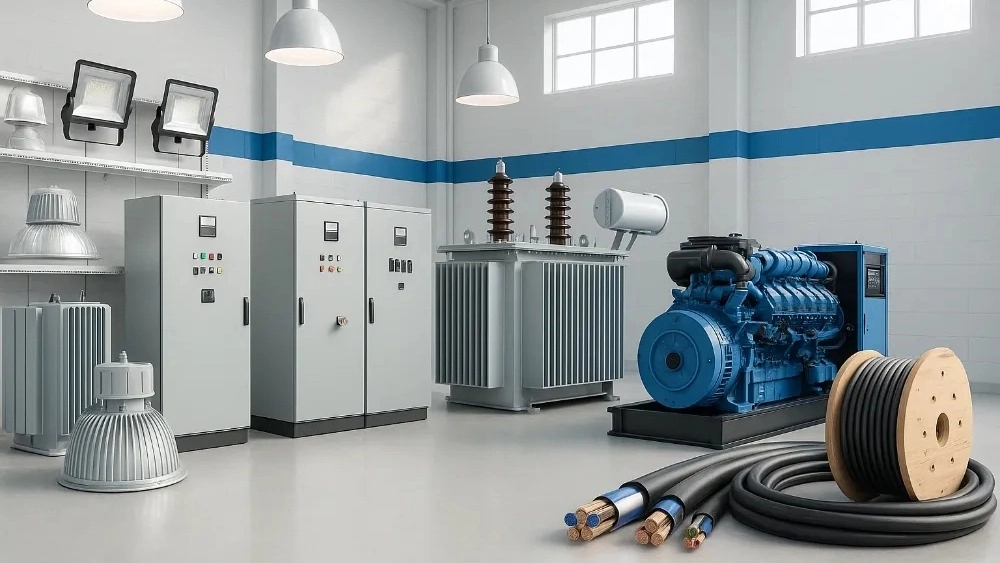 Barkalat: distribution center for electrical products, switchboards, transformers and diesel generators in the country