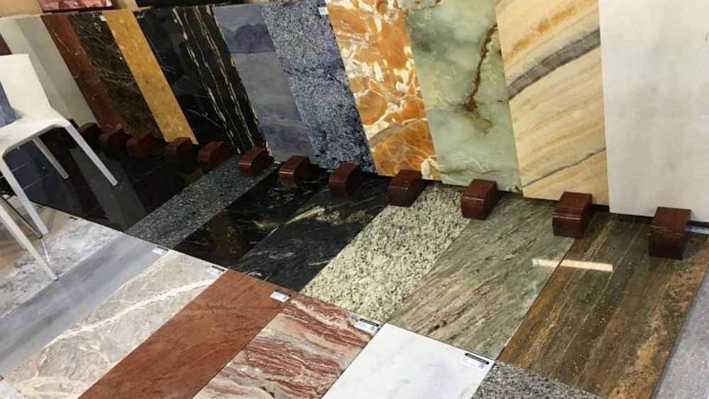 Uranus stone shop, sale of marble and granite building stone in Jiroft, Kerman
