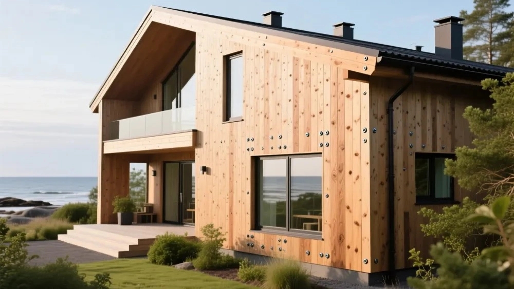 Useful life of thermowood in the exterior