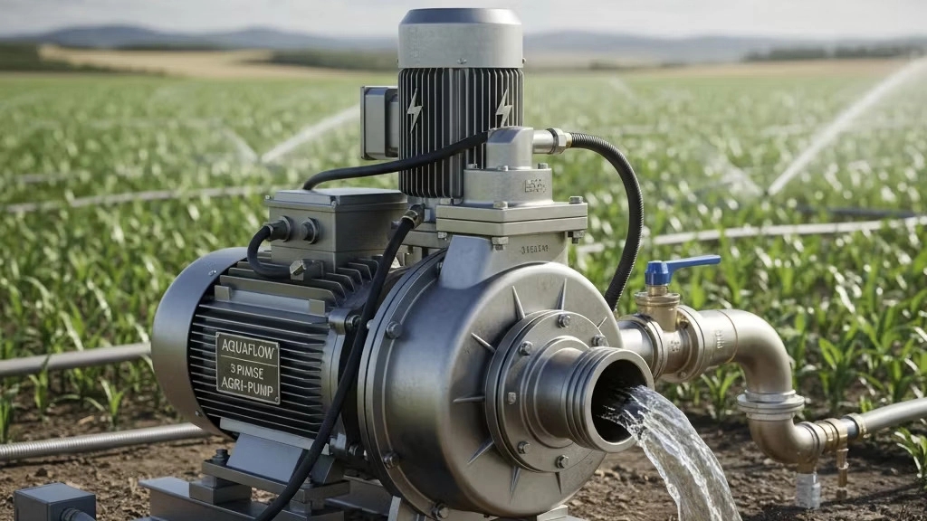 Three-phase electric agricultural water pump, the beating heart of modern irrigation systems