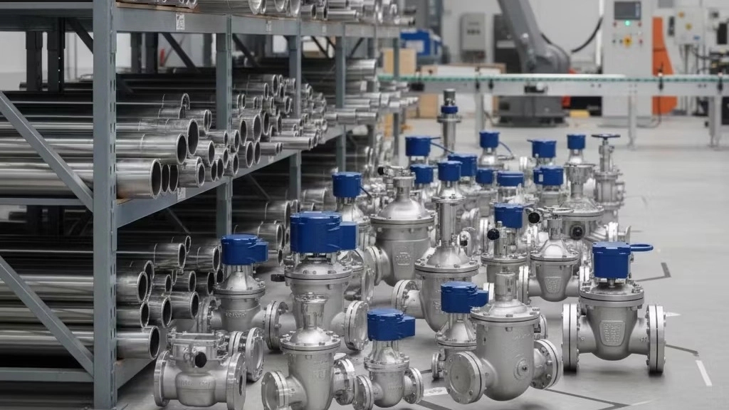 Purchase of pipes and fittings of industrial valves from Petro Sanat Tehran